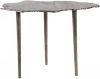 Clayre & Eef Bijzettafel 56x24x45 cm Grijs Aluminium Side table online kopen